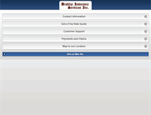 Tablet Screenshot of bradley-insurance.com
